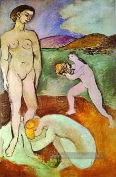 Henri Matisse œuvres - Luxe I nue 1907 fauvisme abstrait Henri Matisse